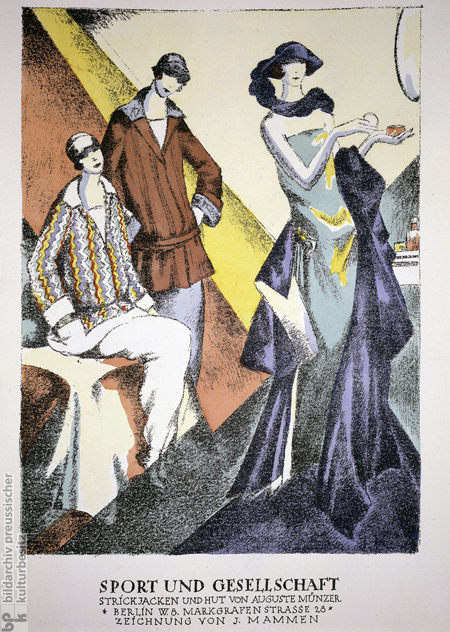 <i>Berliner Mode</i>, nach einer Zeichnung von Jeanne Mammen (1923)