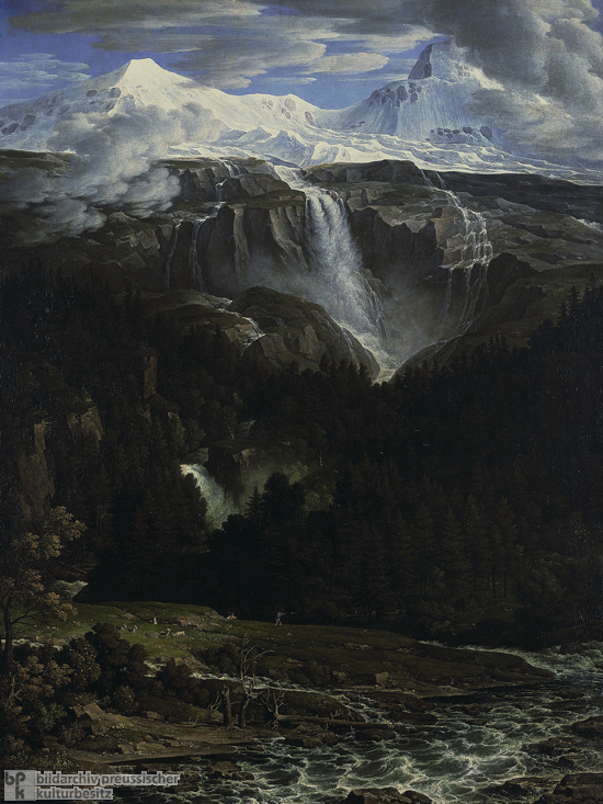 Joseph Anton Koch, <I>Schmadribachfall im Lauterbrunner Tal</i> (1811)