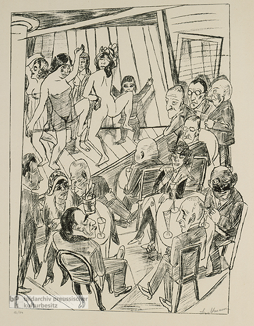 Max Beckmann, <i>Nude Dance</i>, from the "Berlin Travels" Cycle (1922)