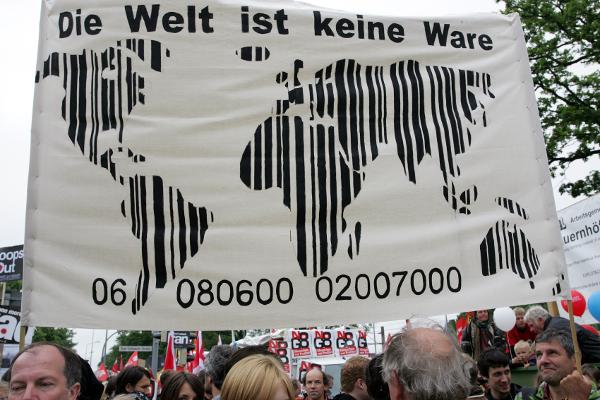 Globalisierungskritiker demonstrieren gegen den G-8 Gipfel (2. Juni 2007)