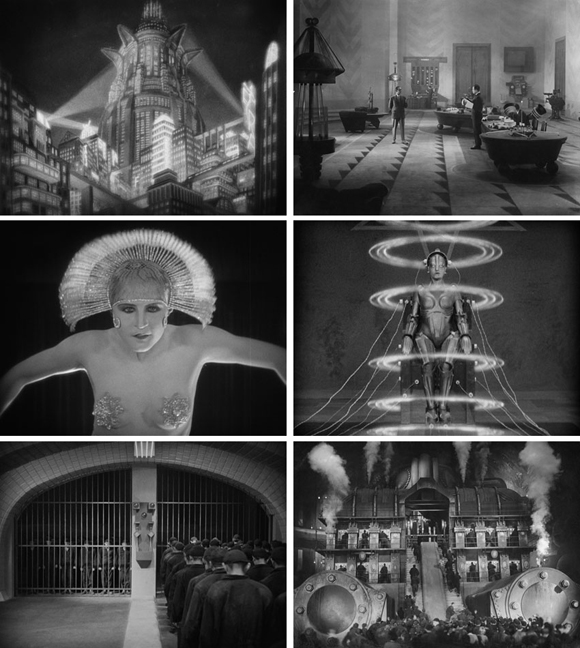 Szenen aus <i>Metropolis</i> von Fritz Lang (1927)