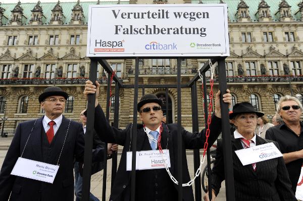 Demonstration on the First Anniversary of the Lehman Brothers Bankruptcy (September 15, 2009)