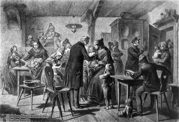 <i>Ländliche Kinderimpfung</i> (1866)
