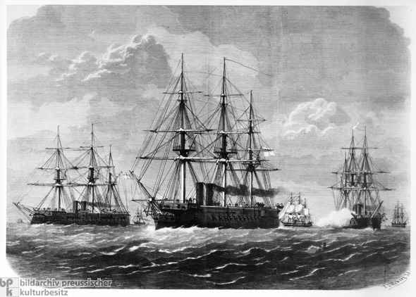 Squadron of Naval Ships (1870) 