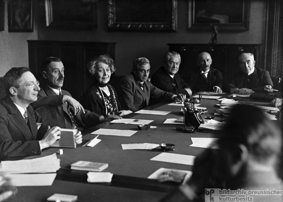 A Meeting of the Poetry Section of the Prussian Academy of Art (November 1929)