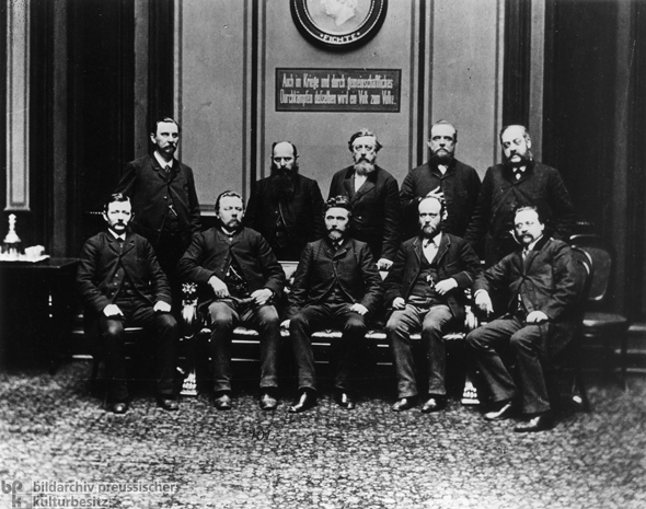 Members of the Social Democratic Reichstag Caucus (1889) 