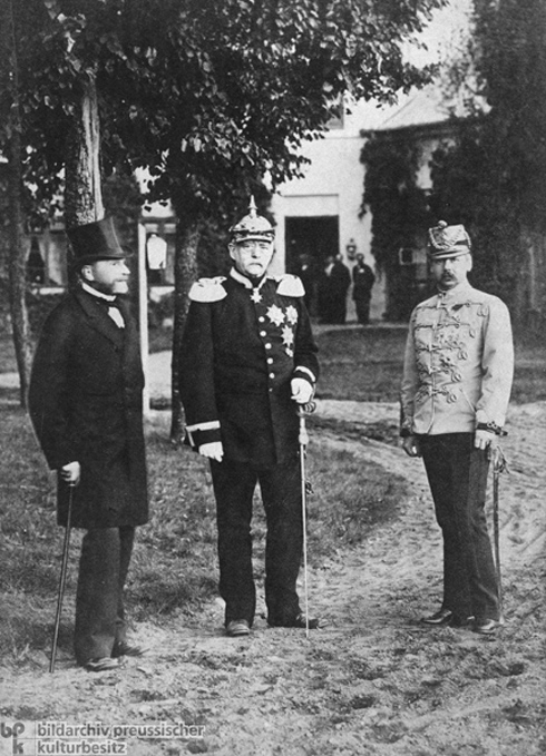Die Außenminister Russlands, Deutschlands und Österreich-Ungarns (15.-17. September 1884) 