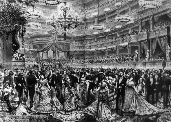 Ball im Berliner Opernhaus (um 1875)