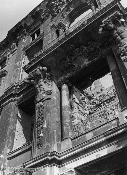 Detail of portals by Andreas Schlüter (1664-1714) at the City Palace. Berlin 