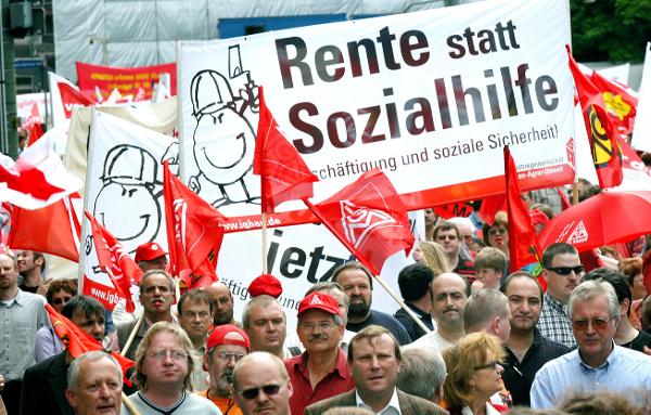 Gewerkschaften machen gegen Agenda 2010 mobil (24. Mai 2003)
