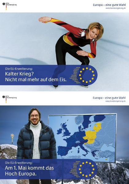 Werbeplakate für EU-Osterweiterung (2004)