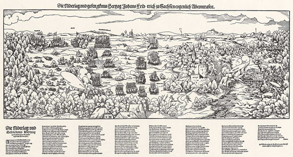 Schlacht bei Mühlberg am 24. April, 1547 (1547)