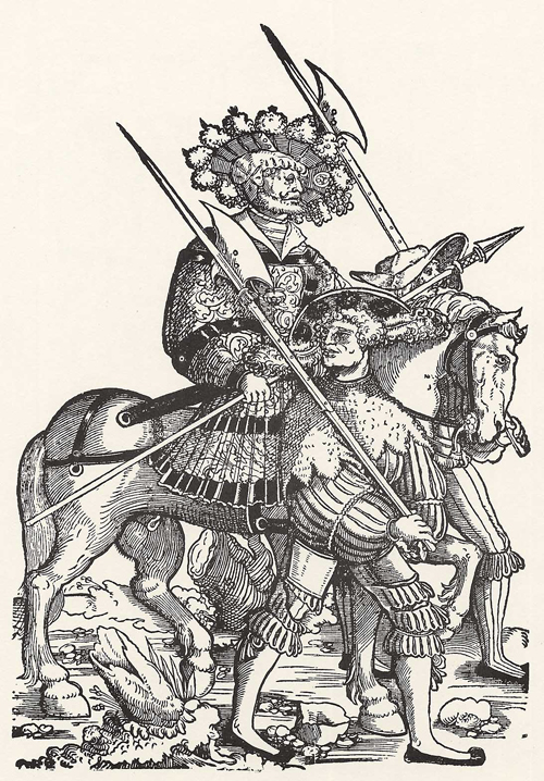 Feldhauptmann der Landsknechte mit seinen Männern (1538)
