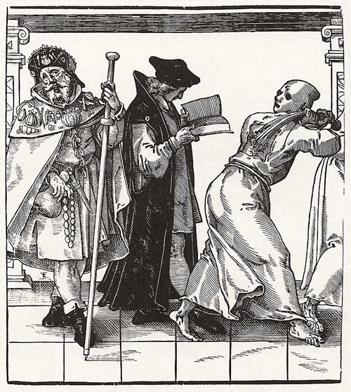 Kirchliche Hierarchie: Pilger, Vikar und Geißler (2. Hälfte des 16. Jahrhunderts)