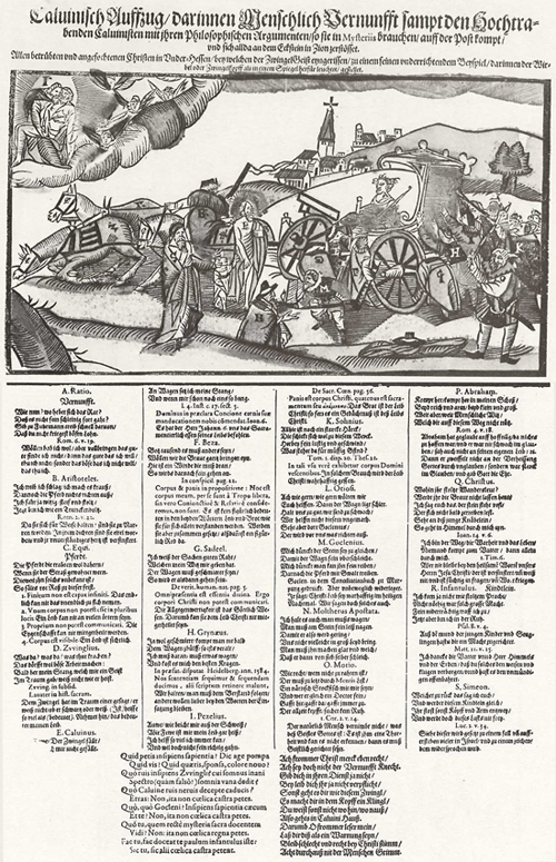 Anticalvinistisches Flugblatt (um 1600)