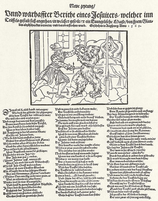 Anti-Jesuit Broadsheet (2nd Half of the 16th Century)