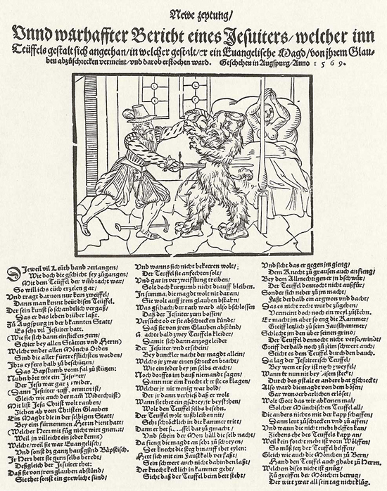 Antijesuitisches Flugblatt (2. Hälfte des 16. Jahrhunderts)