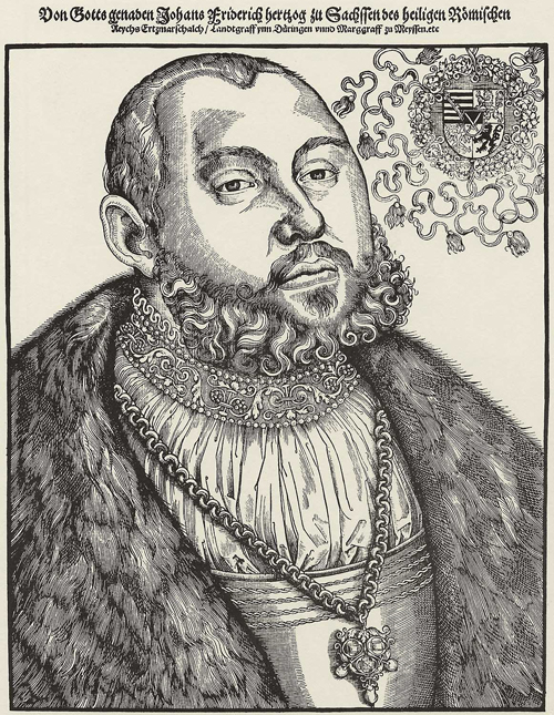 Kurfürst Johann Friedrich I. von Sachsen, der „Großmütige” genannt (um 1533)