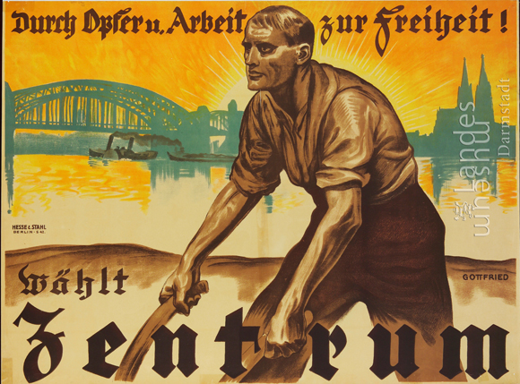 Wahlplakat der Zentrumspartei (1924) 