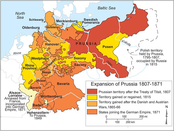 prussia map 1700