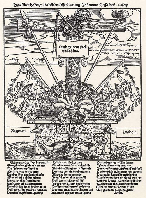 Siebenköpfiges Papsttum (um 1530)