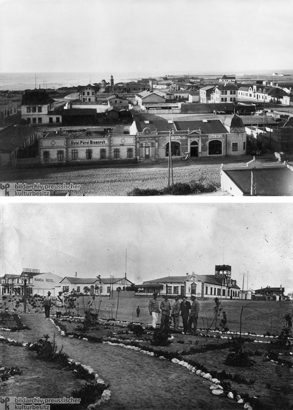 Swakopmund: Two Views (c. 1905 and c. 1908)