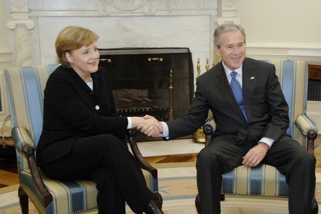 Angela Merkel in Washington (13. Januar 2006) 