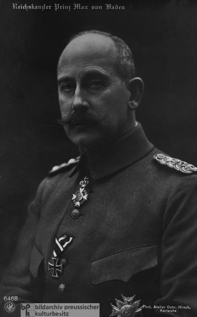 Reich Chancellor Max von Baden (1918)