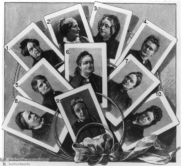 Prominente Stimmen der deutschen Frauenbewegung (um 1895)