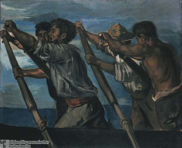 Hans von Marées, <i>Oarsmen</i> [<i>Ruderer</i>] (1873) 