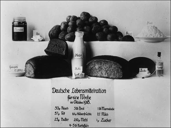 Weekly Rations (October 1918)