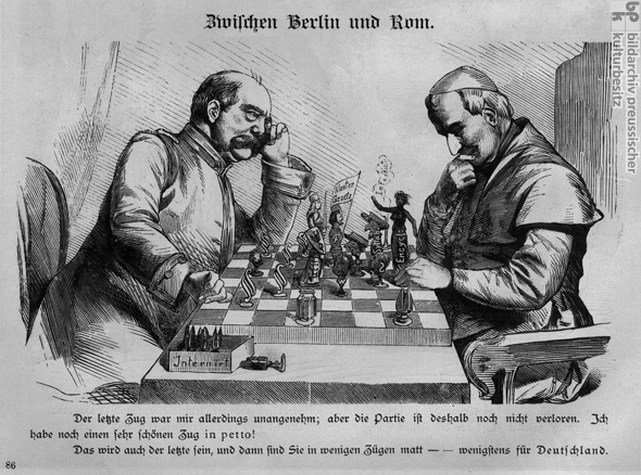 „Zwischen Berlin und Rom” (1875)