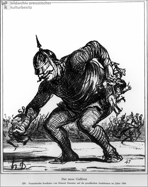 Honoré Daumier, „Der Neue Gulliver” (1866) 