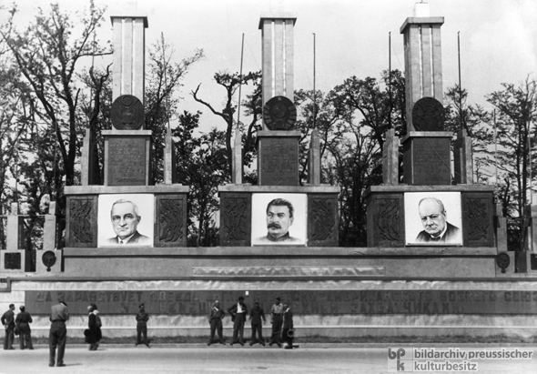 Preparing for a Victory Parade (c. June 1945)