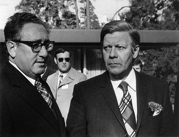 Henry Kissinger und Helmut Schmidt (8. März 1975)