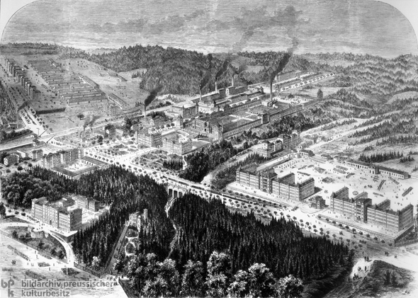 Military Barracks in Dresden (1877) 