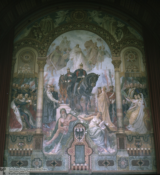 Allegorical Mural to Peace and Kaiserdom (1870s)  