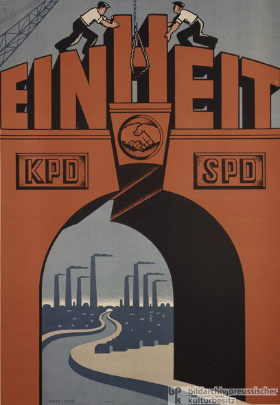 Zusammenschluss von Ost-SPD und KPD: „Einheit” (1946)