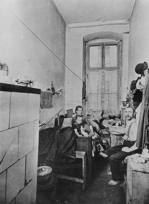 Unterkünfte von Arbeiterfamilien (um 1910)