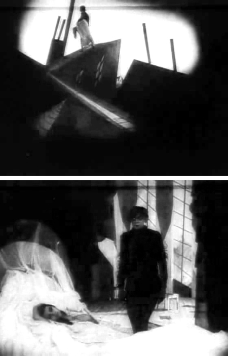 Szenen aus <i>Das Kabinett des Dr. Caligari</i> von Robert Wiene (1920)
