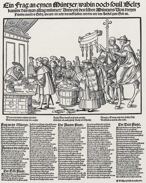 Flugblatt mit einem Ablassprediger (1530)