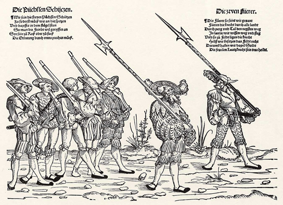Lansquenets on the March (1st Half of the 16th Century)