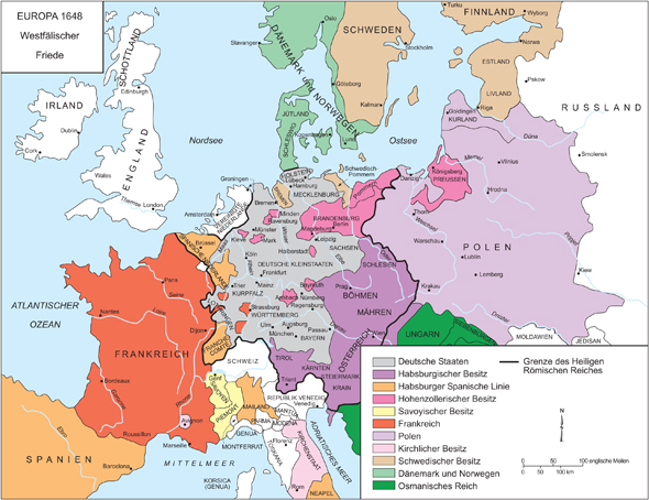 Europa 1648: Westfälischer Friede