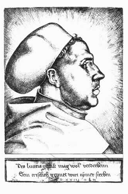 Martin Luther als Theologieprofessor (1523)