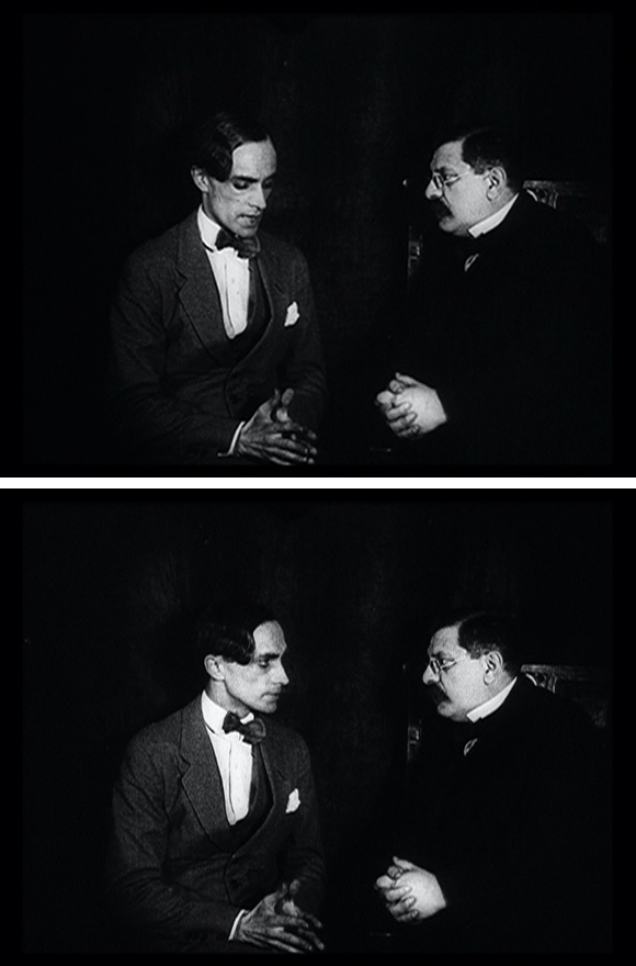 Conrad Veidt und Magnus Hirschfeld in <i>Anders als die Andern</i> von Richard Oswald (1919)