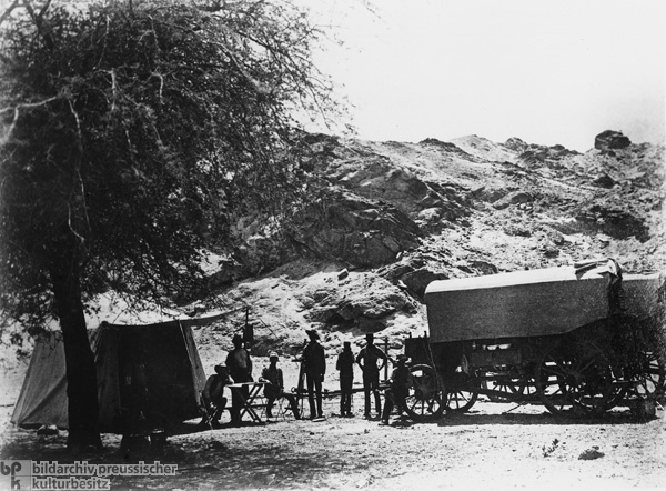 Gold Prospectors in Urusis, German Southwest Africa (c. 1900)