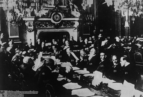 Die Pariser Friedenskonferenz (18. Januar 1919 - 21. Januar 1920)