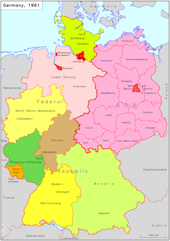 The Federal Republic of Germany and the German Democratic Republic (1961)