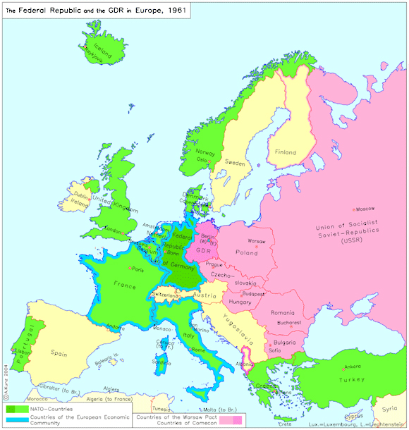 The Federal Republic of Germany and the German Democratic Republic in Europe (1961)