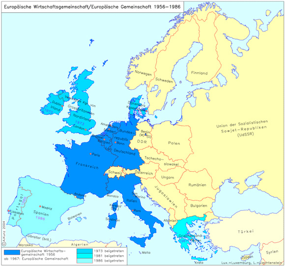 Europäische Wirtschaftgemeinschaft/Europäische Gemeinschaft (1956-1986)